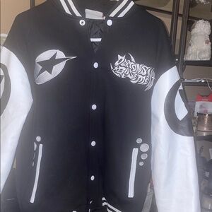 Black and White Varsity Jacket
